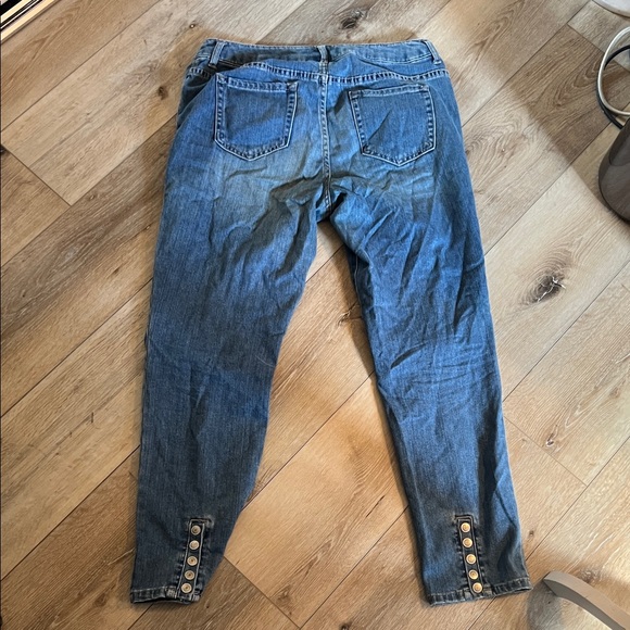 Chico's, size 1.5 (US 10), Medium Wash Denim Jeans, UIGC - Picture 3 of 4